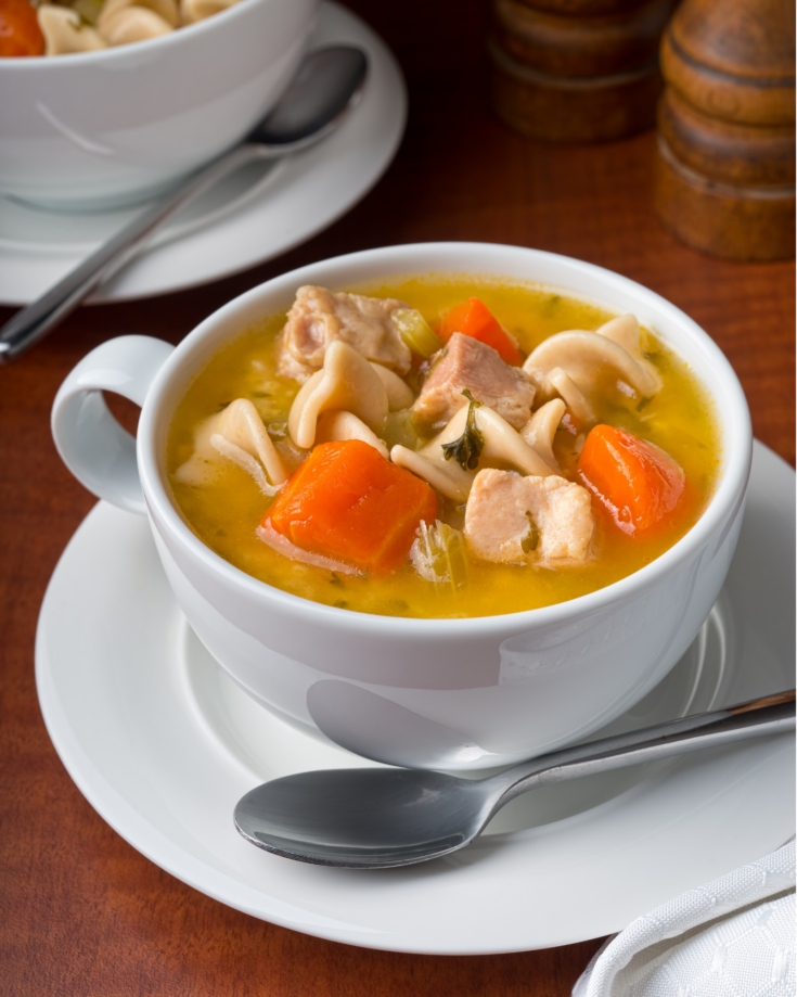 How to Make Chicken Noodle Soup in the Microwave