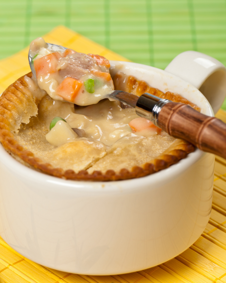 How to Make Chicken Pot Pie in a Mug